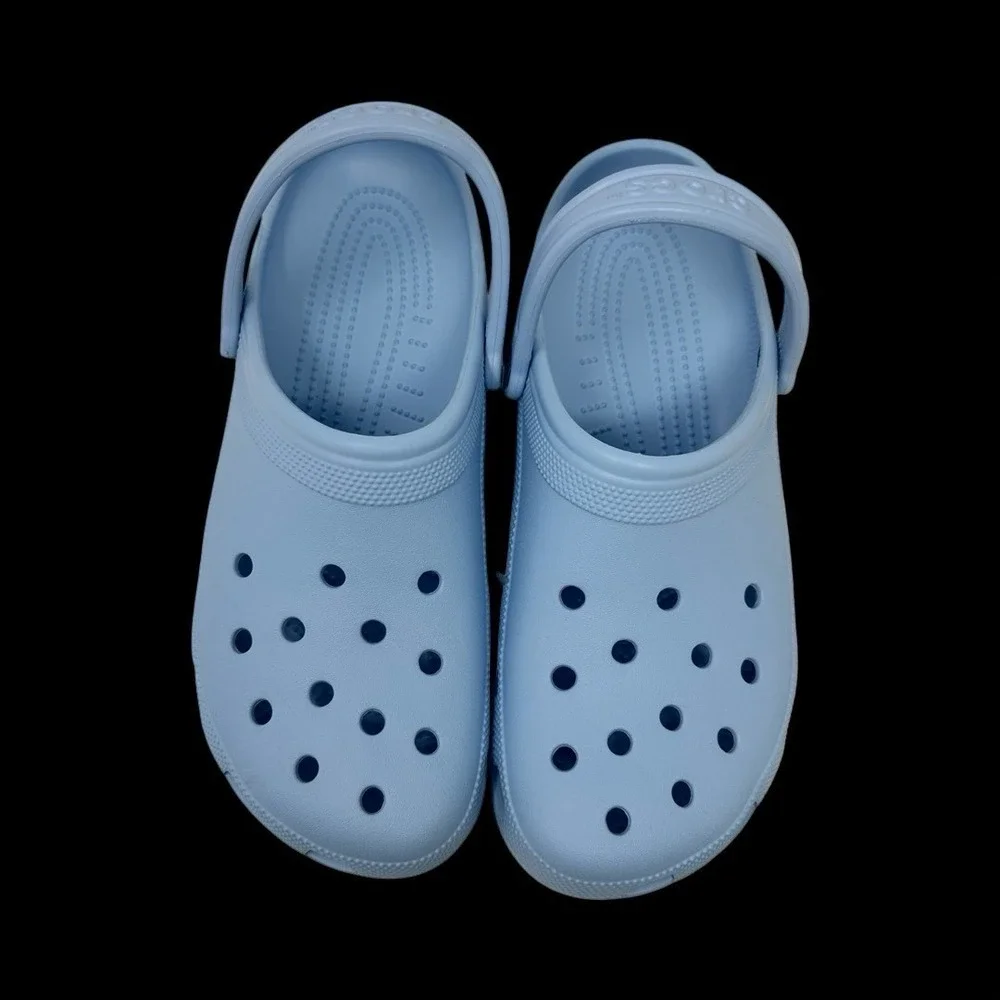 Crocs Classic Clog Men Size 13 Light Blue Slip On (Moon Jelly/Blue Calcite) NWT
